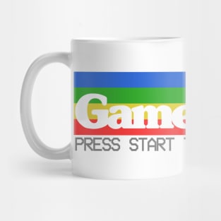 8 Bit Game Press Start 16 Bit Gaming Retro Vintage Mug